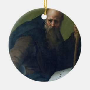 St- Anthonyabt (c.251-356) c.1518-19 (Öl auf Ca Keramik Ornament