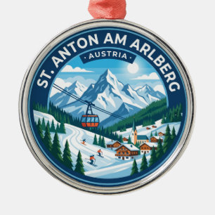 St. Anton am Arlberg Österreich Ornament Aus Metall