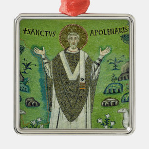 St. Apollinare Silbernes Ornament