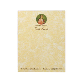 St. Apollonia (BLA 001) 8.5"x11" Vert (Style #1) Notizblock