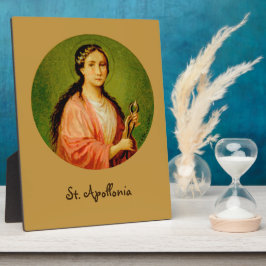 St. Apollonia (BLA 001) 8"x10" Vertikal Fotoplatte