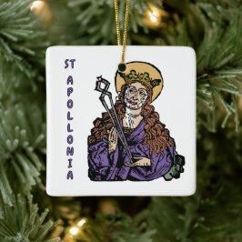 St. Apollonia mit Pulled Tooth (Nürnberg) Keramikornament