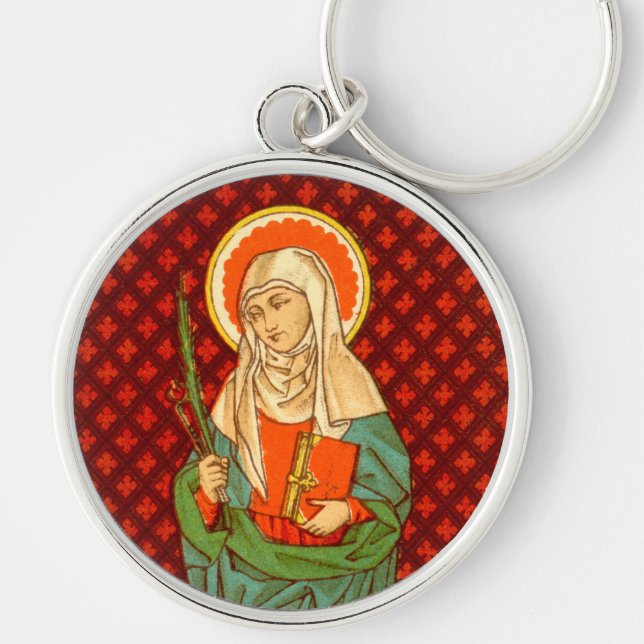 St. Apollonia (VVP 001) Premium Metal Schlüsselanhänger (Vorne)
