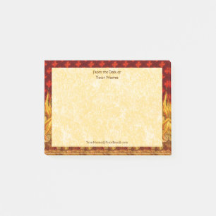 St. Apollonias Flammen (VVP 001) Horizontal 4"x3" Post-it Klebezettel