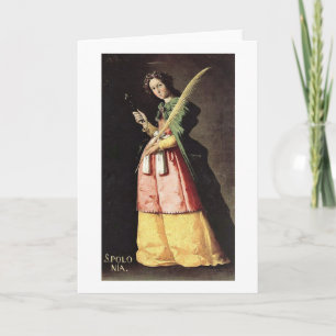 St. Appolonia durch Zurbaran De Francisco Karte