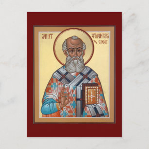 St. Athanasius, die große Gebetskarte Postkarte