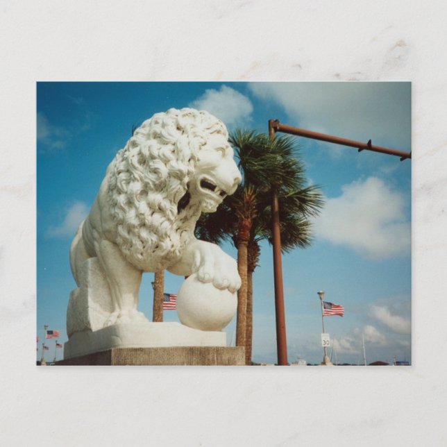 St. Augstine Florida Highlights Postkarte (Vorderseite)