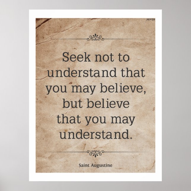 St. Augustine #4 Poster (Vorne)