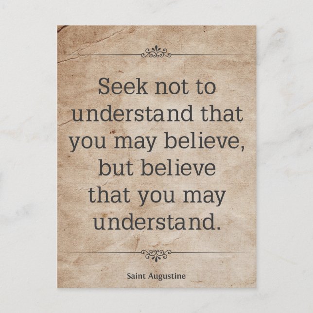 St. Augustine #4 Postkarte (Vorderseite)