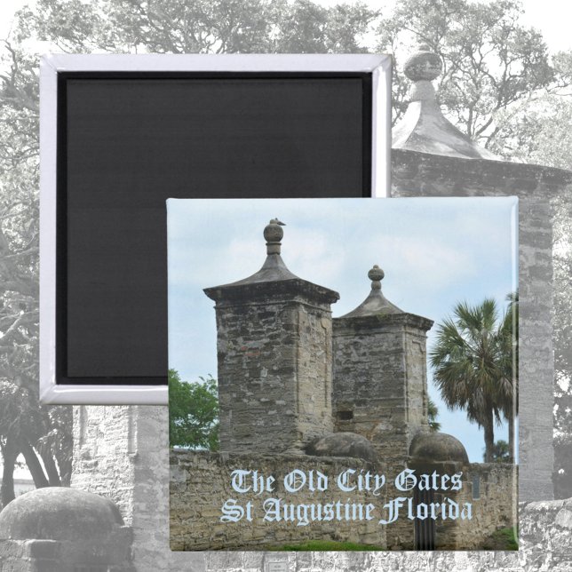 St. Augustine Altstadt Tore Historisches Florida Magnet (Von Creator hochgeladen)