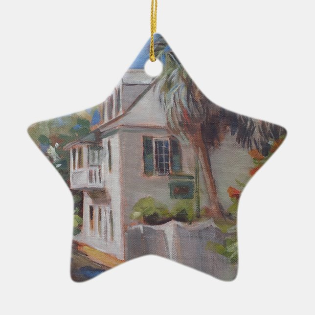 St. Augustine Aviles Street Florida Keramik Ornament (Vorne)