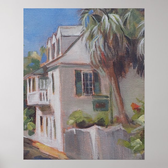 St. Augustine Aviles Street Florida Poster (Vorne)