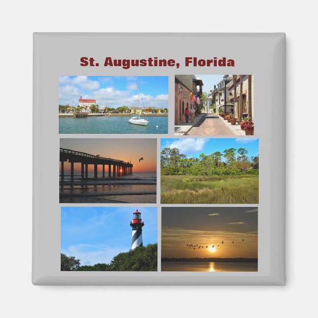 St. Augustine Beach, Florida Magnet (Vorne)
