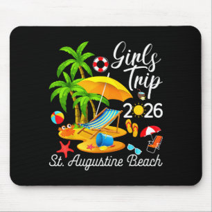 St Augustine Beach Florida Sommer Kunstwerk Mousepad