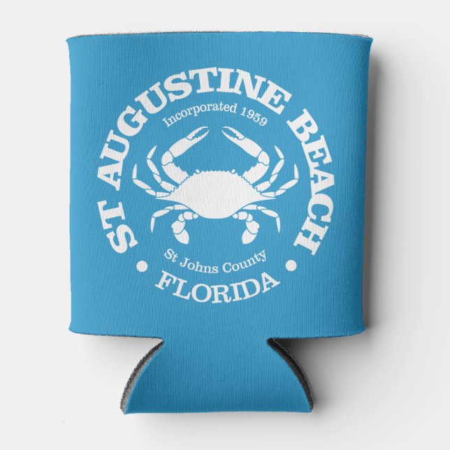 St. Augustine Beach (Krabbe) Dosenkühler (Vorderseite)