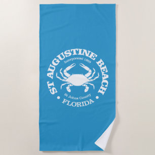 St. Augustine Beach (Krabbe) Strandtuch