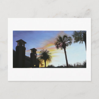 St. Augustine bei Sunset Postkarte