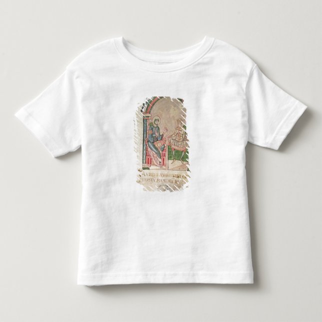 St Augustine, das mit Faustus argumentiert Kleinkind T-shirt (Vorderseite)