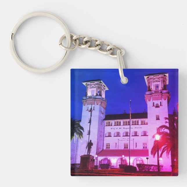 St. Augustine, FL - Hotel Alcazar Schlüsselanhänger (Vorderseite)
