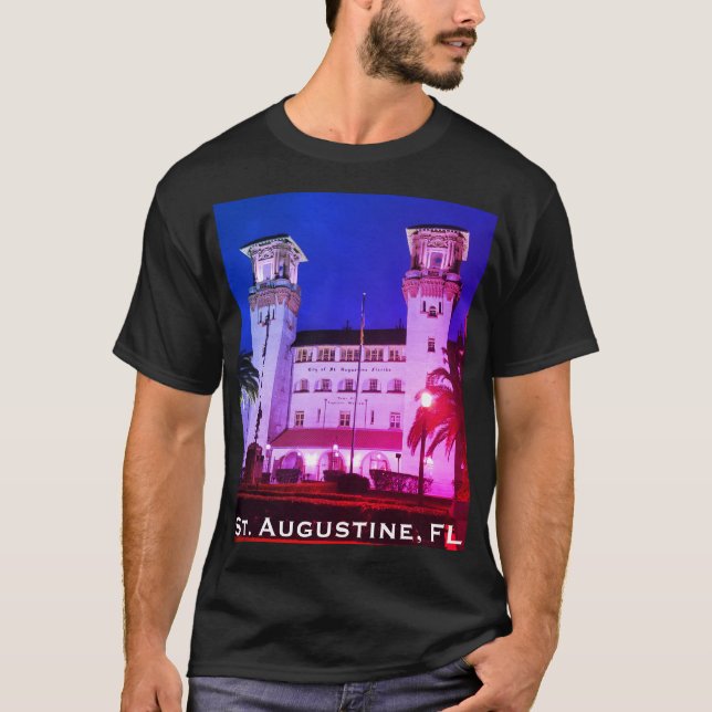 St. Augustine, FL - Hotel Alcazar T-Shirt (Vorderseite)