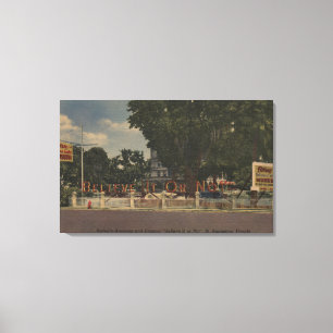 St. Augustine, FL - Ripley's Glauve-it-or-Not Leinwanddruck