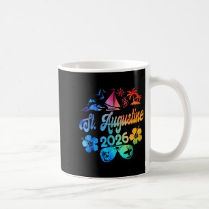 St. Augustine Florida 2026 Urlaub Tie Dye Sommer Kaffeetasse