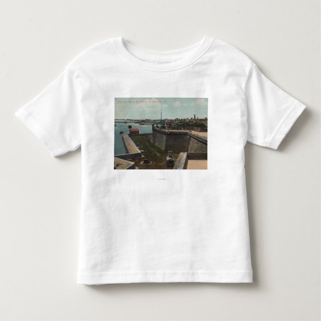 St Augustine, Florida - Antenne von ft. Marion Kleinkind T-shirt (Vorderseite)