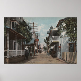 St. Augustine, Florida - Aussicht auf St. George S Poster