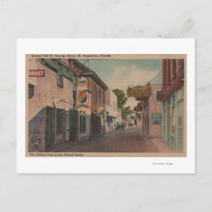 St. Augustine, Florida - Aussicht auf St. George S Postkarte