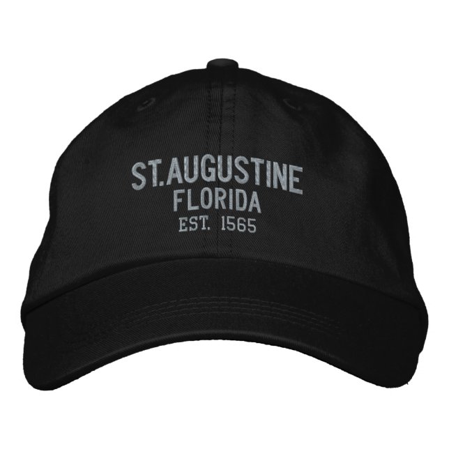 St. Augustine Florida bestickt Baseballhut Bestickte Baseballkappe (Vorderseite)