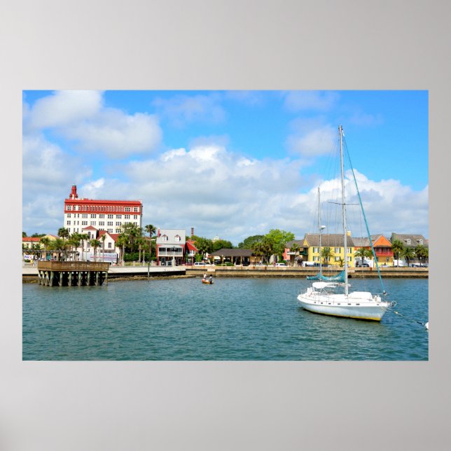 St. Augustine, Florida Flussufer Poster (Vorne)