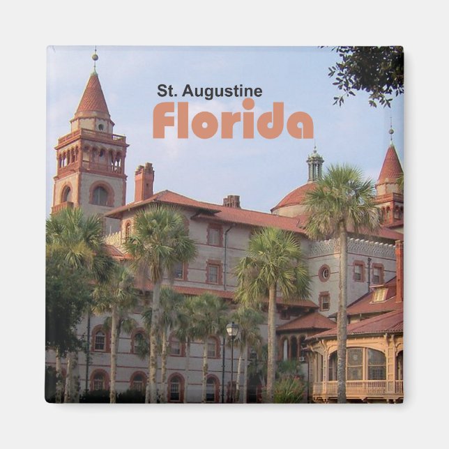 St. Augustine Florida Foto Kühlschrankmagnet Magnet (Vorne)