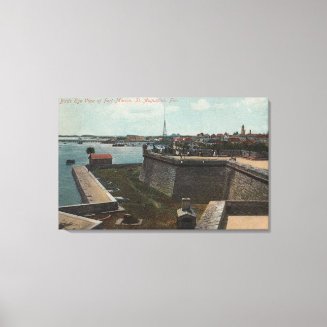 St. Augustine, Florida - Ft. Marion Leinwanddruck (Vorderseite)