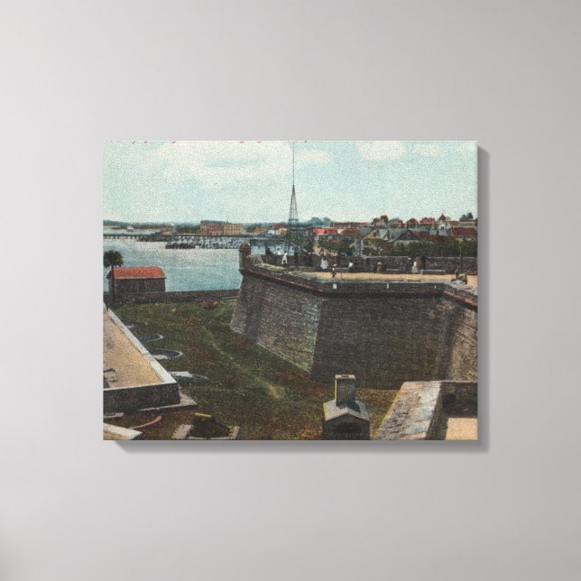 St. Augustine, Florida - Ft. Marion Leinwanddruck (Vorderseite)