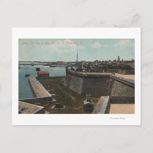 St. Augustine, Florida - Ft. Marion Postkarte (Vorderseite)