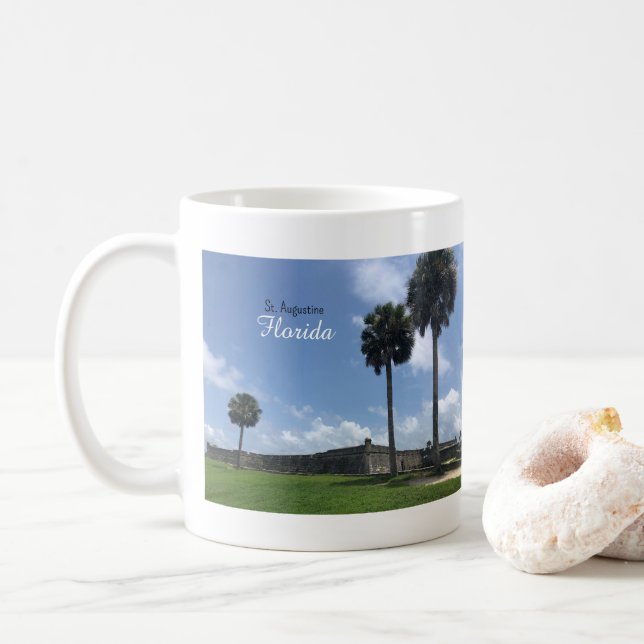 St Augustine Florida Kaffeetasse (Mit Donut)
