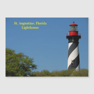 St. Augustine, Florida Leuchtturm Magnetkarte