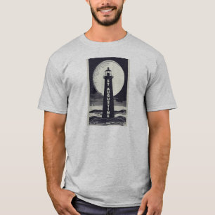 St. Augustine Florida Leuchtturm Mond T-Shirt
