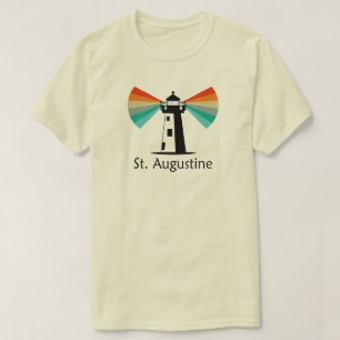 St. Augustine Florida Leuchtturm Regenbogen T-Shirt