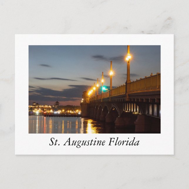 St Augustine Florida Postkarte (Vorderseite)