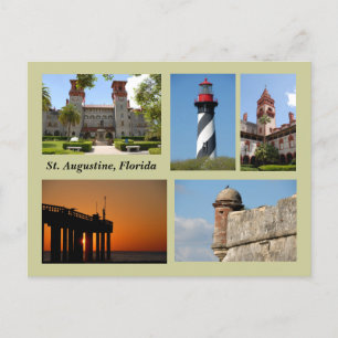 St. Augustine, Florida Postkarte