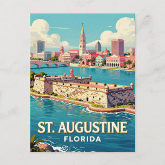 St. Augustine Florida Reise Historische Stadt 🏰 Postkarte