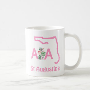 St Augustine Florida Route A1A Flamingos Kaffeetasse