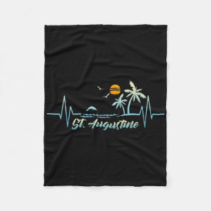 St. Augustine Florida Souvenir Frühjahr Break St.  Fleecedecke