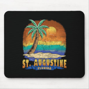 St. Augustine Florida Vintage abgenutzt Souvenir Mousepad