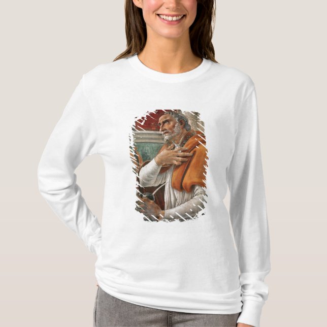 St Augustine in seiner Zelle, c.1480 T-Shirt (Vorderseite)