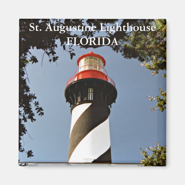 St. Augustine Leuchtturm, Florida Magnet (Vorne)