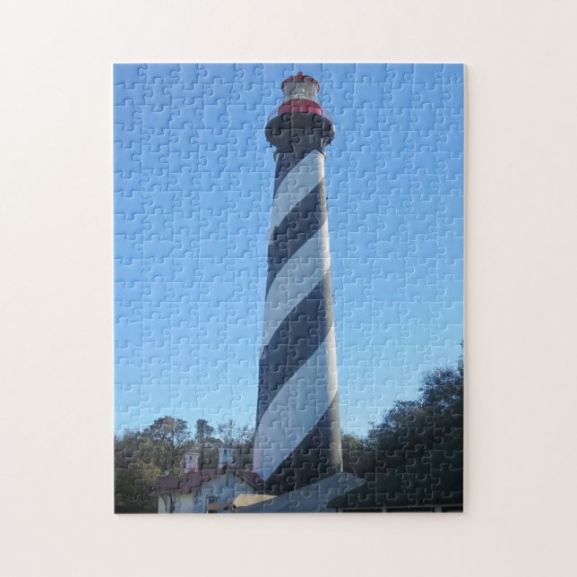 St Augustine Leuchtturm in St Augustine Florida Puzzle (Vertikal)
