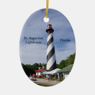 St. Augustine Leuchtturm-Ornament Keramik Ornament