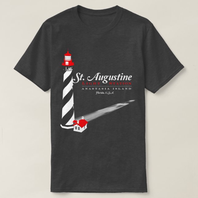 St Augustine Lighthouse T-Shirt (Design vorne)